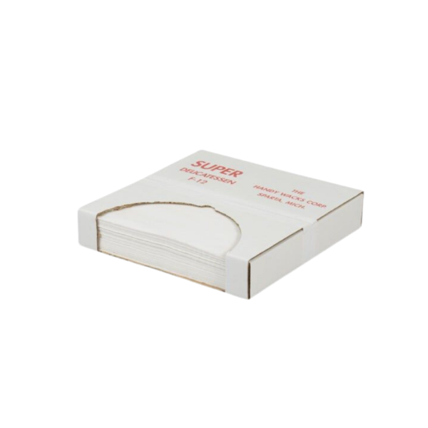 PAPEL ENCERADO SAND BLANCO 12''X12'